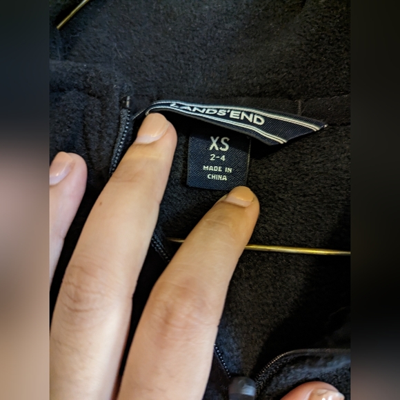 Lands End 1/4 Zip Fleece Pullover - Picture 4 of 4